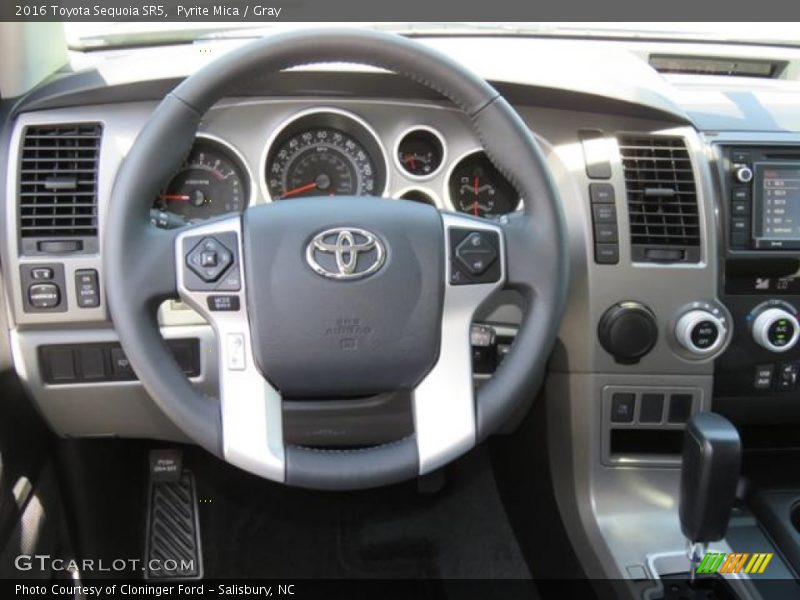 Pyrite Mica / Gray 2016 Toyota Sequoia SR5
