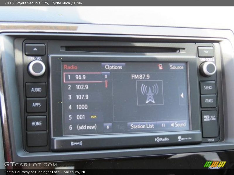 Pyrite Mica / Gray 2016 Toyota Sequoia SR5