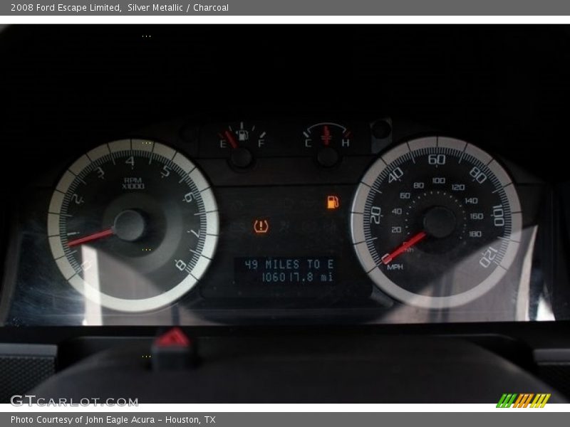 Silver Metallic / Charcoal 2008 Ford Escape Limited