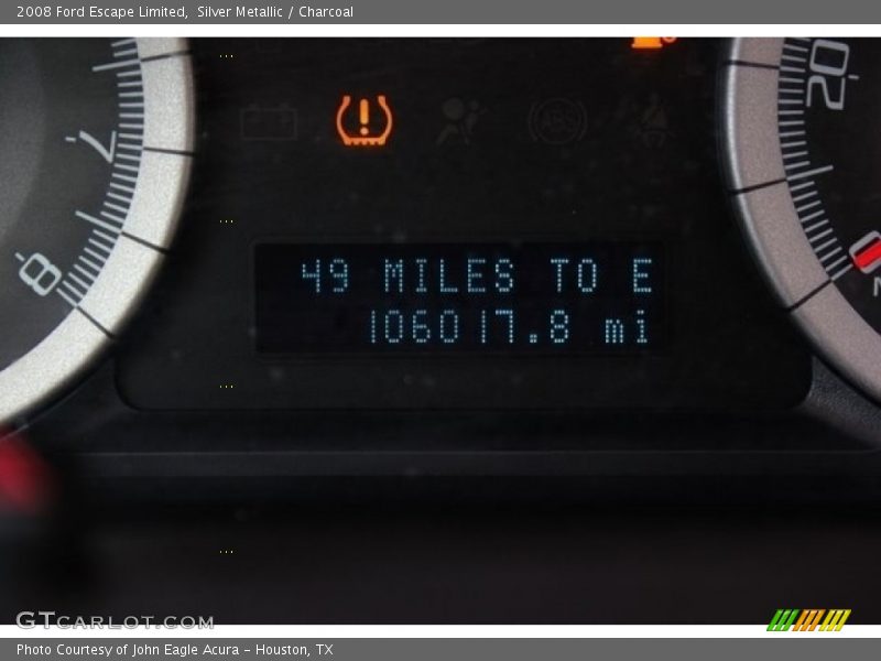 Silver Metallic / Charcoal 2008 Ford Escape Limited