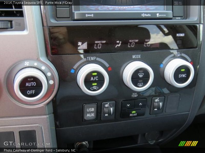 Pyrite Mica / Gray 2016 Toyota Sequoia SR5