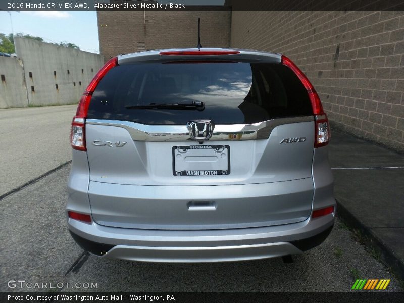 Alabaster Silver Metallic / Black 2016 Honda CR-V EX AWD