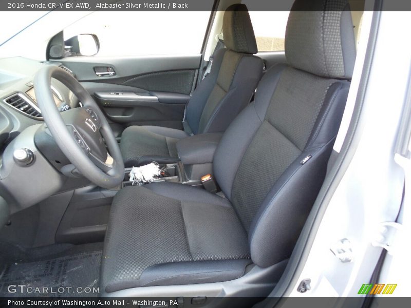 Alabaster Silver Metallic / Black 2016 Honda CR-V EX AWD