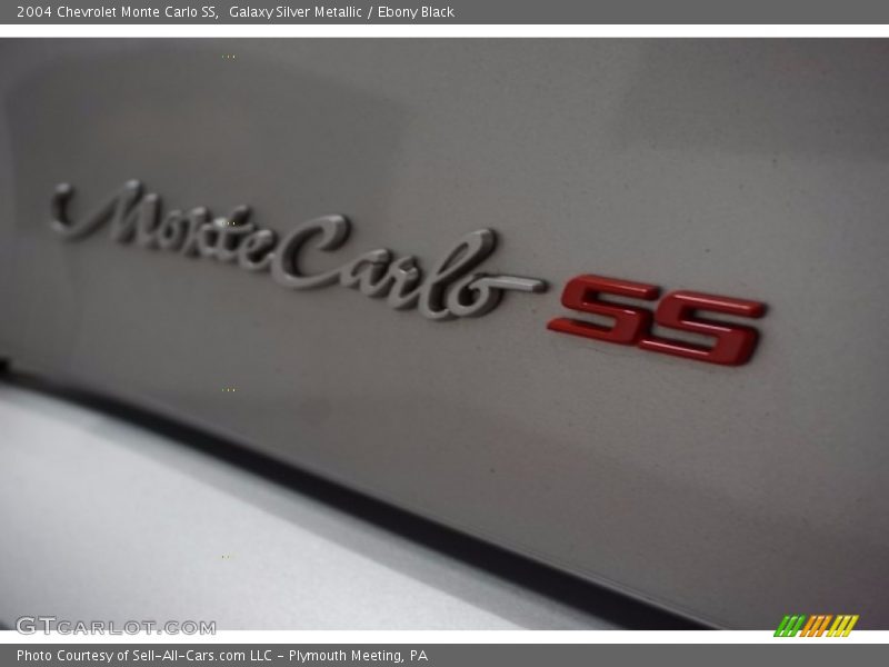 Galaxy Silver Metallic / Ebony Black 2004 Chevrolet Monte Carlo SS