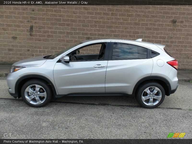  2016 HR-V EX AWD Alabaster Silver Metallic