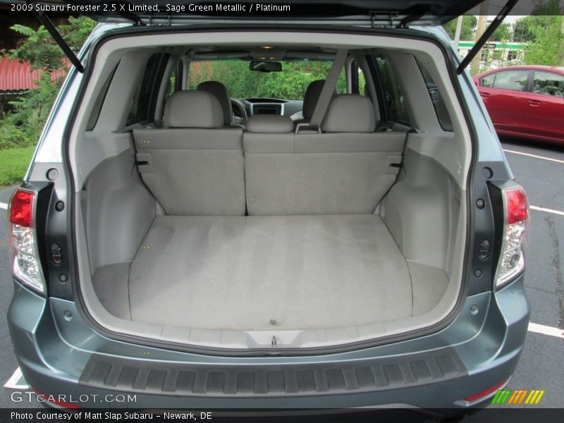 Sage Green Metallic / Platinum 2009 Subaru Forester 2.5 X Limited