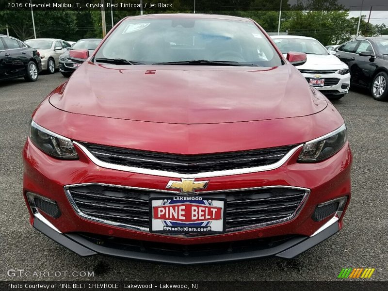 Crystal Red Tintcoat / Jet Black 2016 Chevrolet Malibu LT