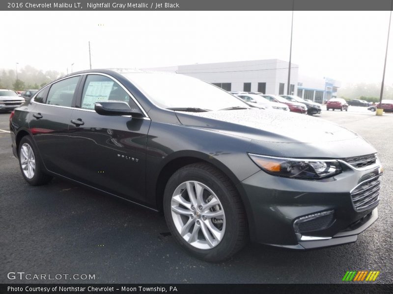 Nightfall Gray Metallic / Jet Black 2016 Chevrolet Malibu LT