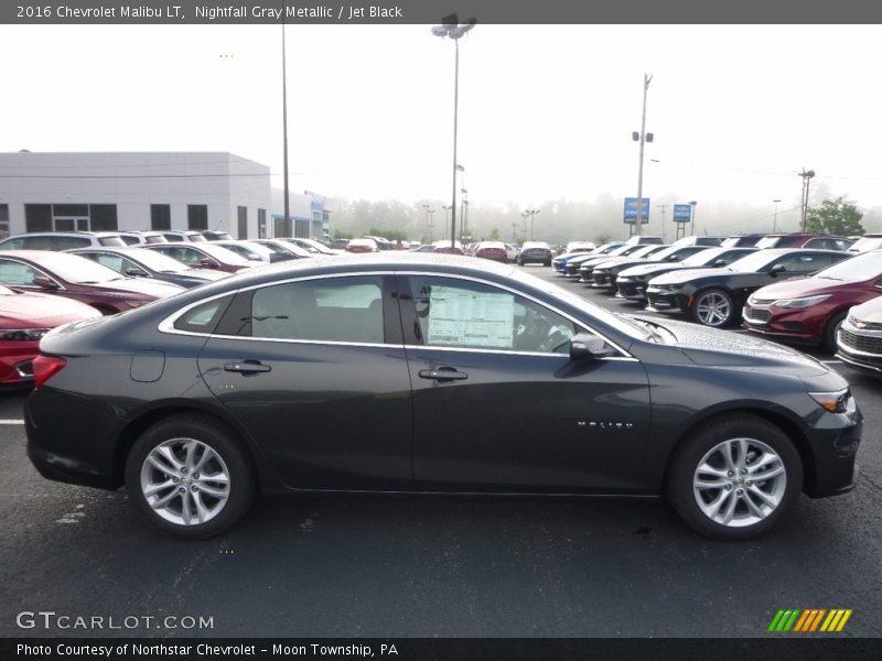 Nightfall Gray Metallic / Jet Black 2016 Chevrolet Malibu LT