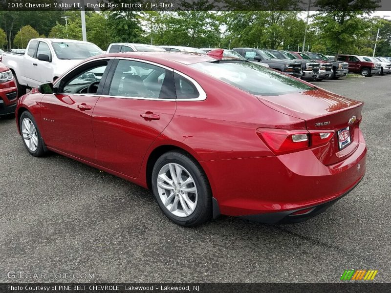 Crystal Red Tintcoat / Jet Black 2016 Chevrolet Malibu LT