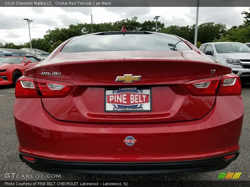 Crystal Red Tintcoat / Jet Black 2016 Chevrolet Malibu LT