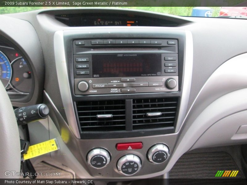 Sage Green Metallic / Platinum 2009 Subaru Forester 2.5 X Limited