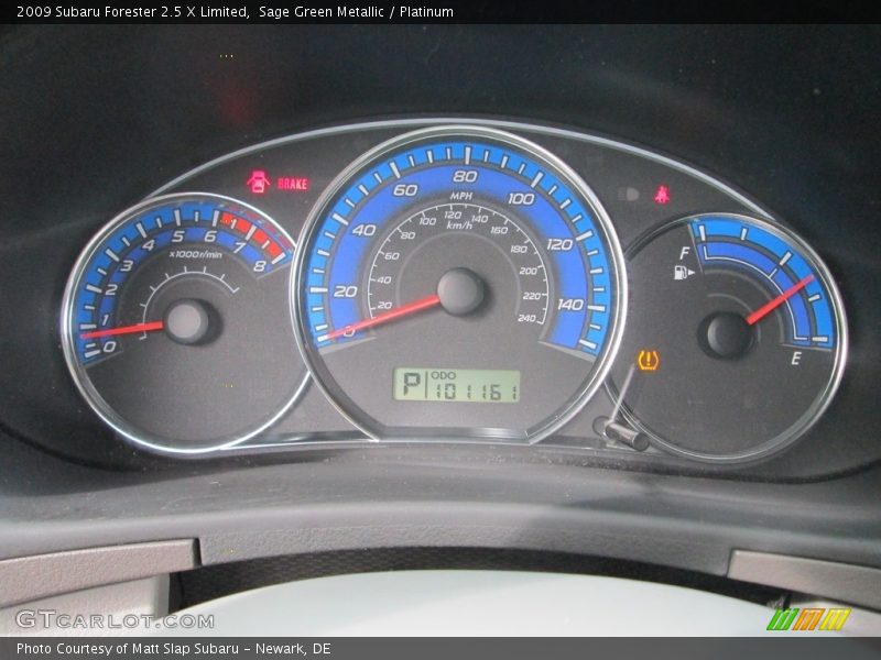 Sage Green Metallic / Platinum 2009 Subaru Forester 2.5 X Limited