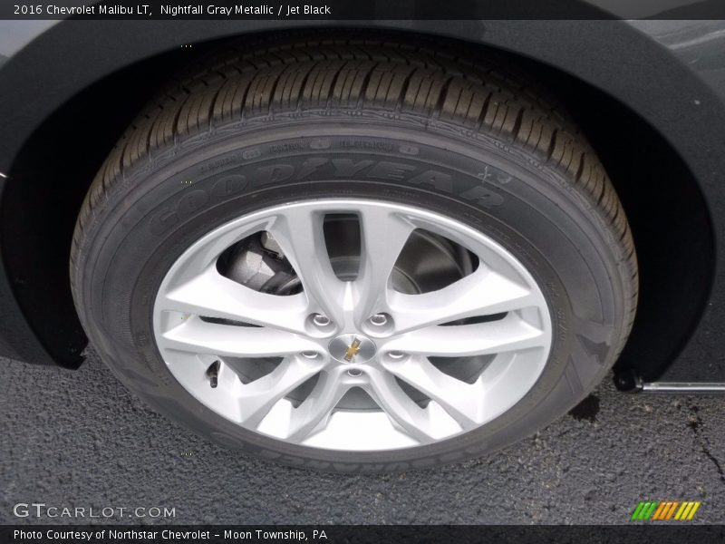 Nightfall Gray Metallic / Jet Black 2016 Chevrolet Malibu LT