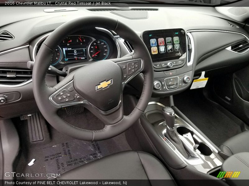 Crystal Red Tintcoat / Jet Black 2016 Chevrolet Malibu LT