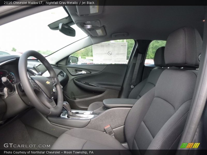Nightfall Gray Metallic / Jet Black 2016 Chevrolet Malibu LT