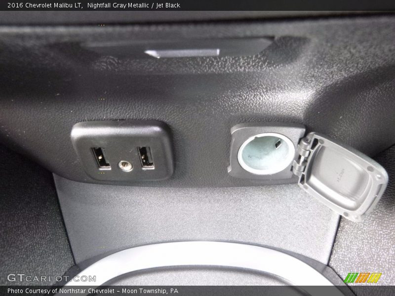 Nightfall Gray Metallic / Jet Black 2016 Chevrolet Malibu LT