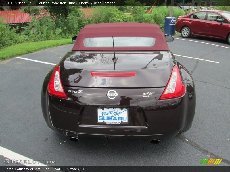 Black Cherry / Wine Leather 2010 Nissan 370Z Touring Roadster