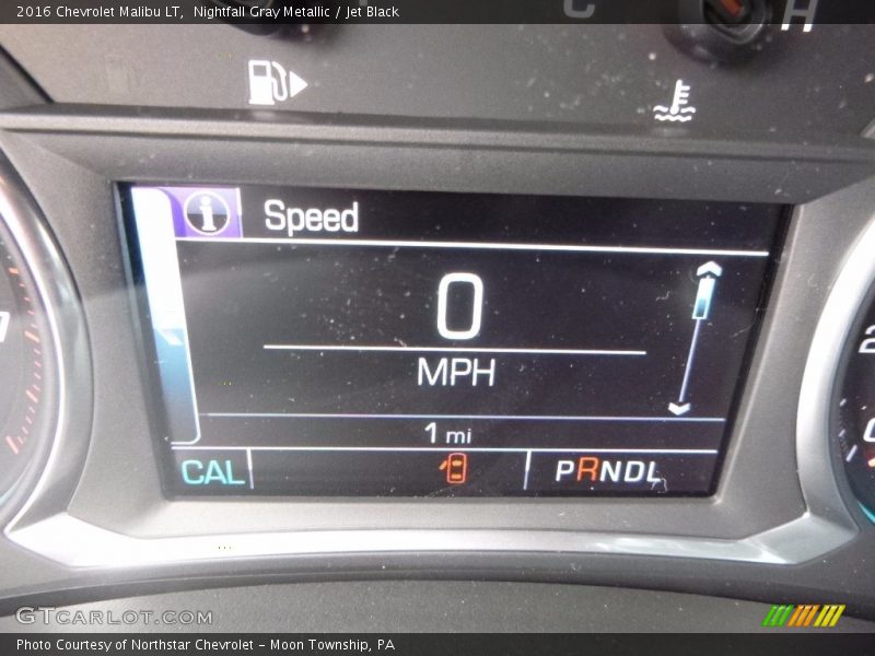 Nightfall Gray Metallic / Jet Black 2016 Chevrolet Malibu LT