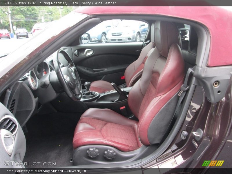 Black Cherry / Wine Leather 2010 Nissan 370Z Touring Roadster