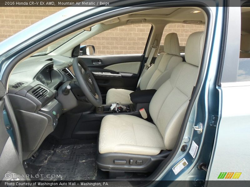 Mountain Air Metallic / Beige 2016 Honda CR-V EX AWD