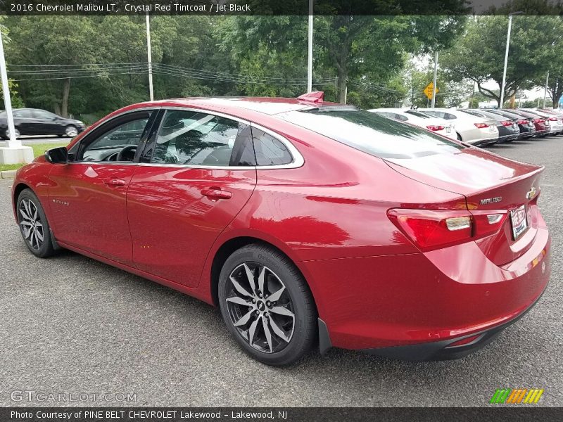 Crystal Red Tintcoat / Jet Black 2016 Chevrolet Malibu LT
