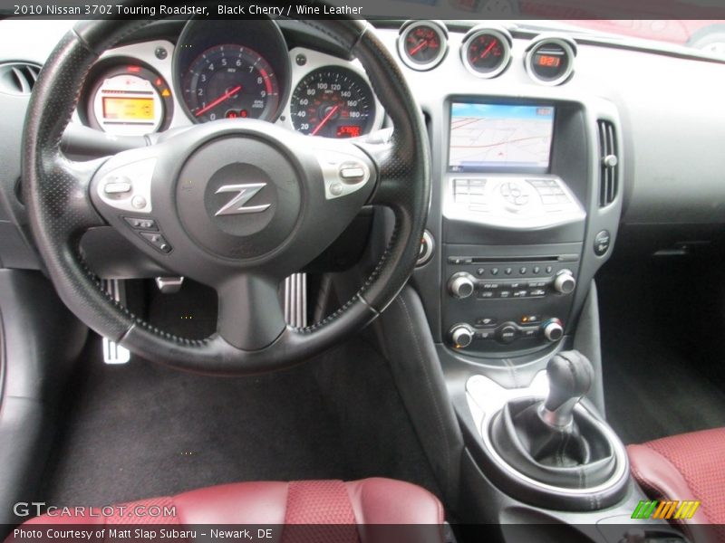 Black Cherry / Wine Leather 2010 Nissan 370Z Touring Roadster