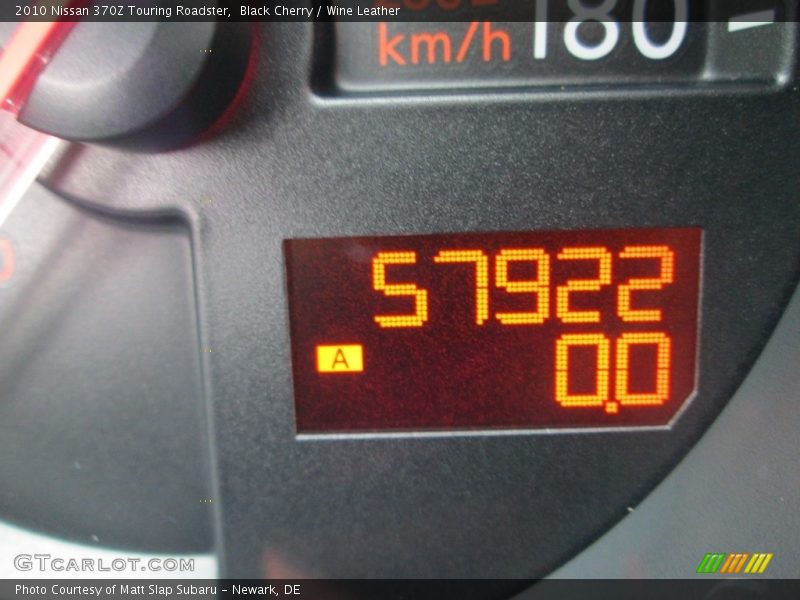 Black Cherry / Wine Leather 2010 Nissan 370Z Touring Roadster