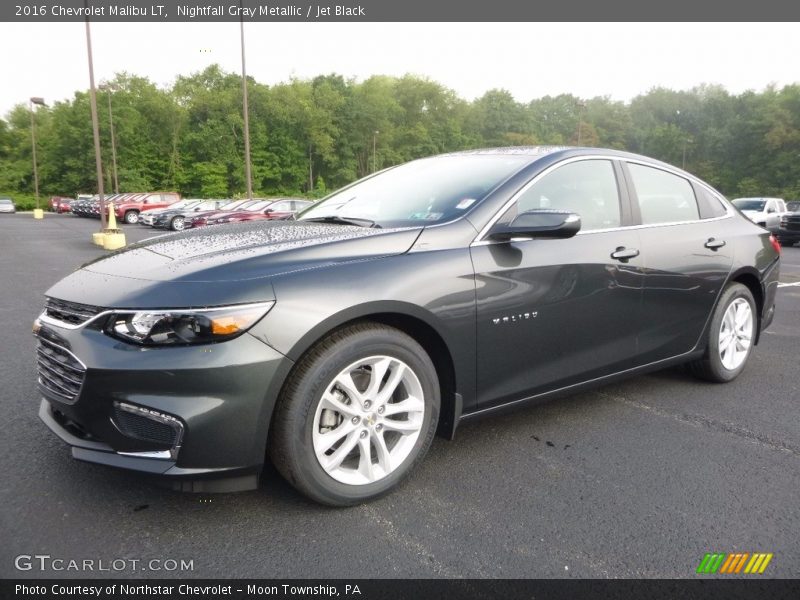 Nightfall Gray Metallic / Jet Black 2016 Chevrolet Malibu LT