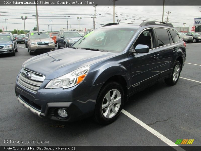Deep Indigo Pearl / Black 2014 Subaru Outback 2.5i Limited