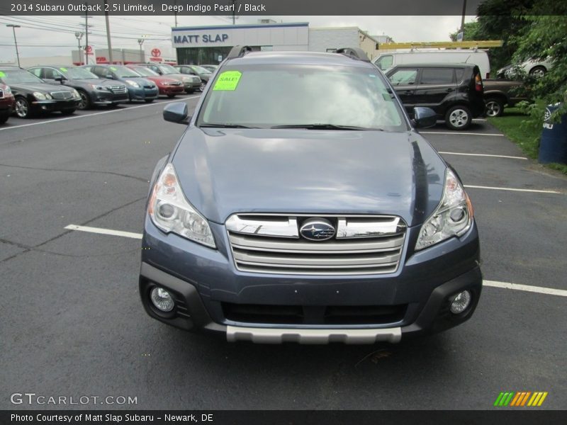 Deep Indigo Pearl / Black 2014 Subaru Outback 2.5i Limited