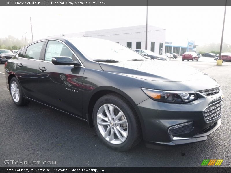 Nightfall Gray Metallic / Jet Black 2016 Chevrolet Malibu LT