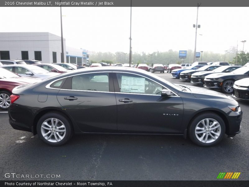 Nightfall Gray Metallic / Jet Black 2016 Chevrolet Malibu LT