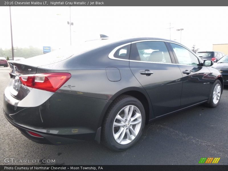 Nightfall Gray Metallic / Jet Black 2016 Chevrolet Malibu LT