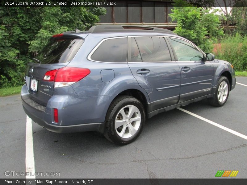 Deep Indigo Pearl / Black 2014 Subaru Outback 2.5i Limited