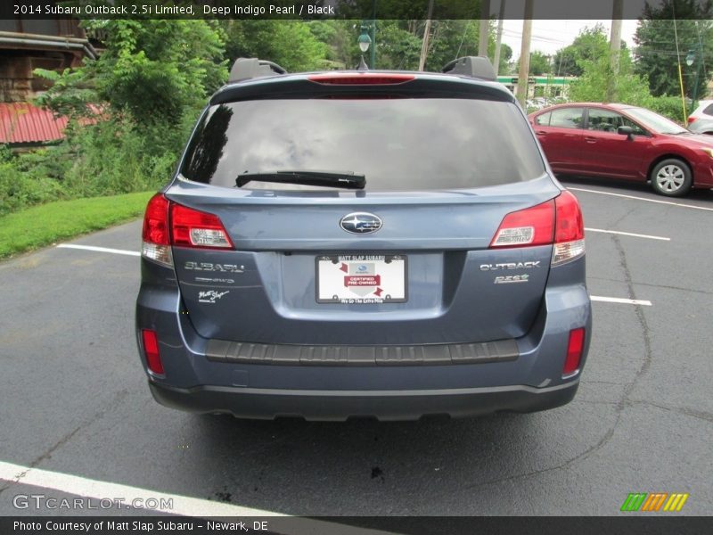 Deep Indigo Pearl / Black 2014 Subaru Outback 2.5i Limited