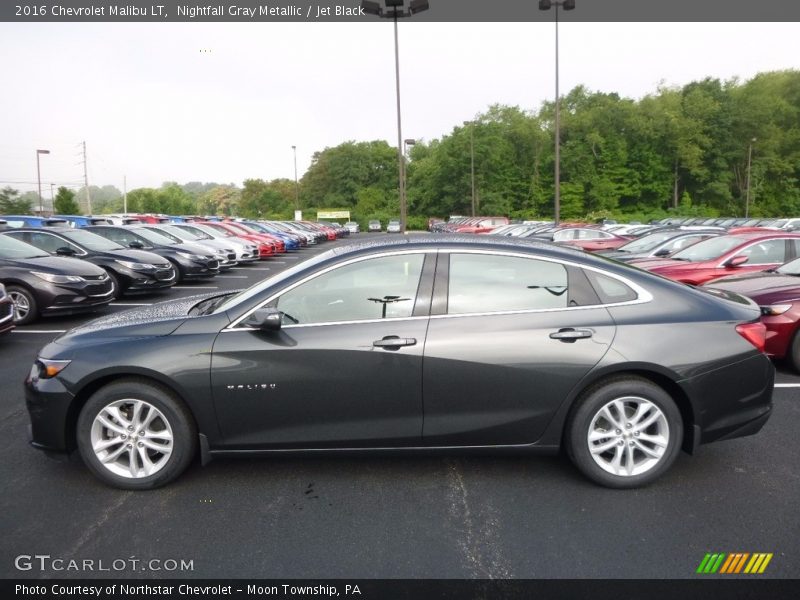 Nightfall Gray Metallic / Jet Black 2016 Chevrolet Malibu LT