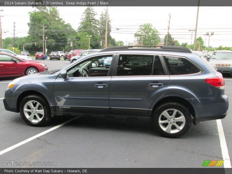 Deep Indigo Pearl / Black 2014 Subaru Outback 2.5i Limited