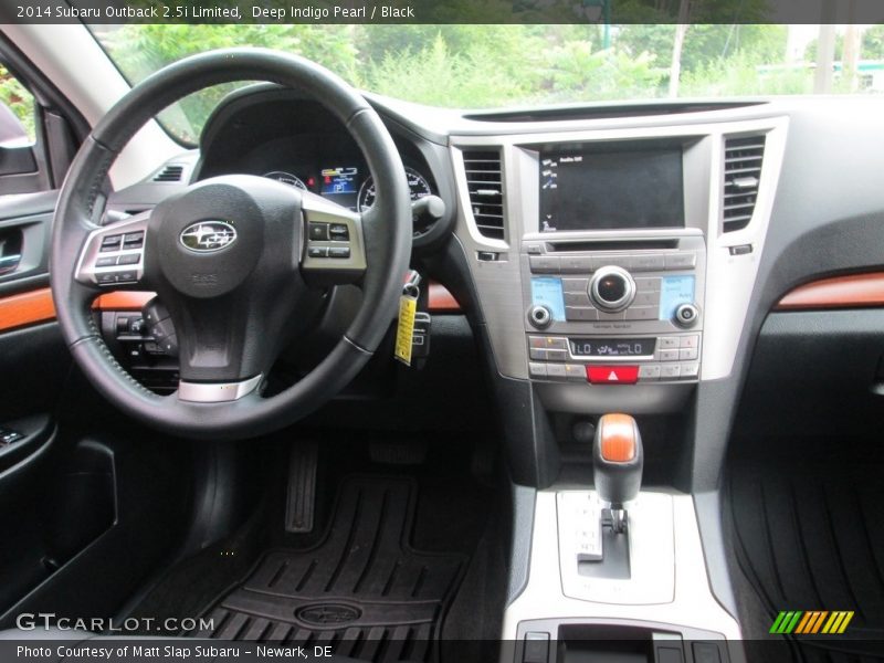 Deep Indigo Pearl / Black 2014 Subaru Outback 2.5i Limited