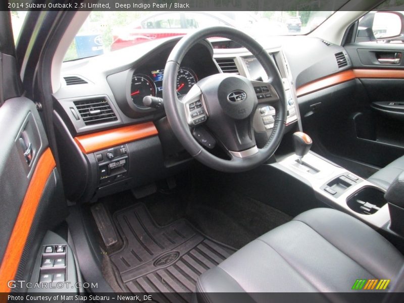 Deep Indigo Pearl / Black 2014 Subaru Outback 2.5i Limited