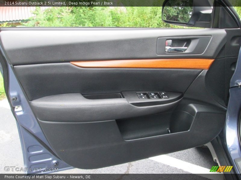 Deep Indigo Pearl / Black 2014 Subaru Outback 2.5i Limited