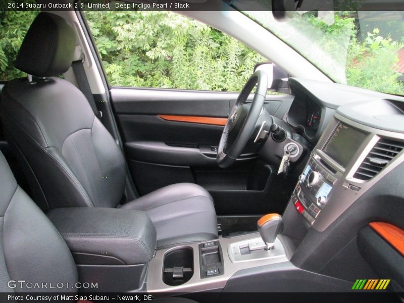 Deep Indigo Pearl / Black 2014 Subaru Outback 2.5i Limited