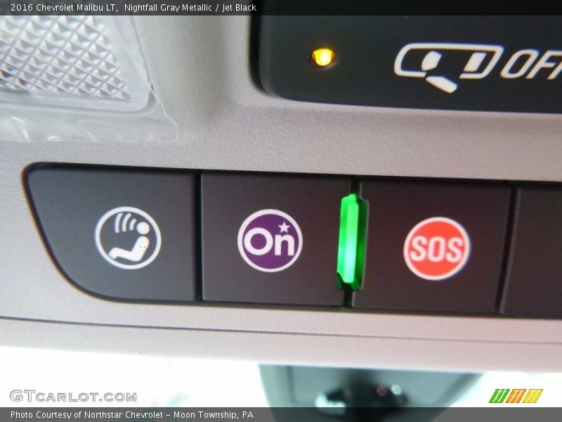 Nightfall Gray Metallic / Jet Black 2016 Chevrolet Malibu LT