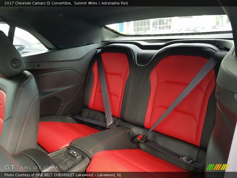 Summit White / Adrenaline Red 2017 Chevrolet Camaro SS Convertible