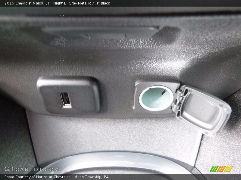 Nightfall Gray Metallic / Jet Black 2016 Chevrolet Malibu LT