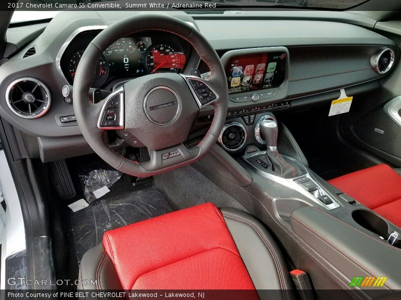  2017 Camaro SS Convertible Adrenaline Red Interior