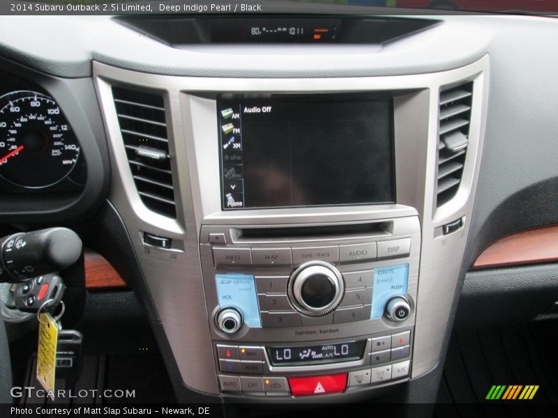 Deep Indigo Pearl / Black 2014 Subaru Outback 2.5i Limited