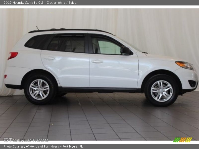 Glacier White / Beige 2012 Hyundai Santa Fe GLS