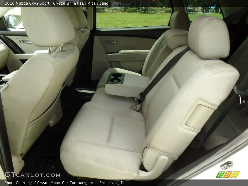 Crystal White Pearl Mica / Sand 2010 Mazda CX-9 Sport
