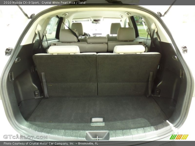 Crystal White Pearl Mica / Sand 2010 Mazda CX-9 Sport